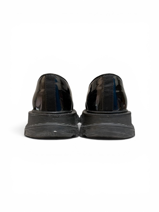 Alexander McQueen Patent Leather Lug Sole Loafers Black EU 41 US 8 main image 4